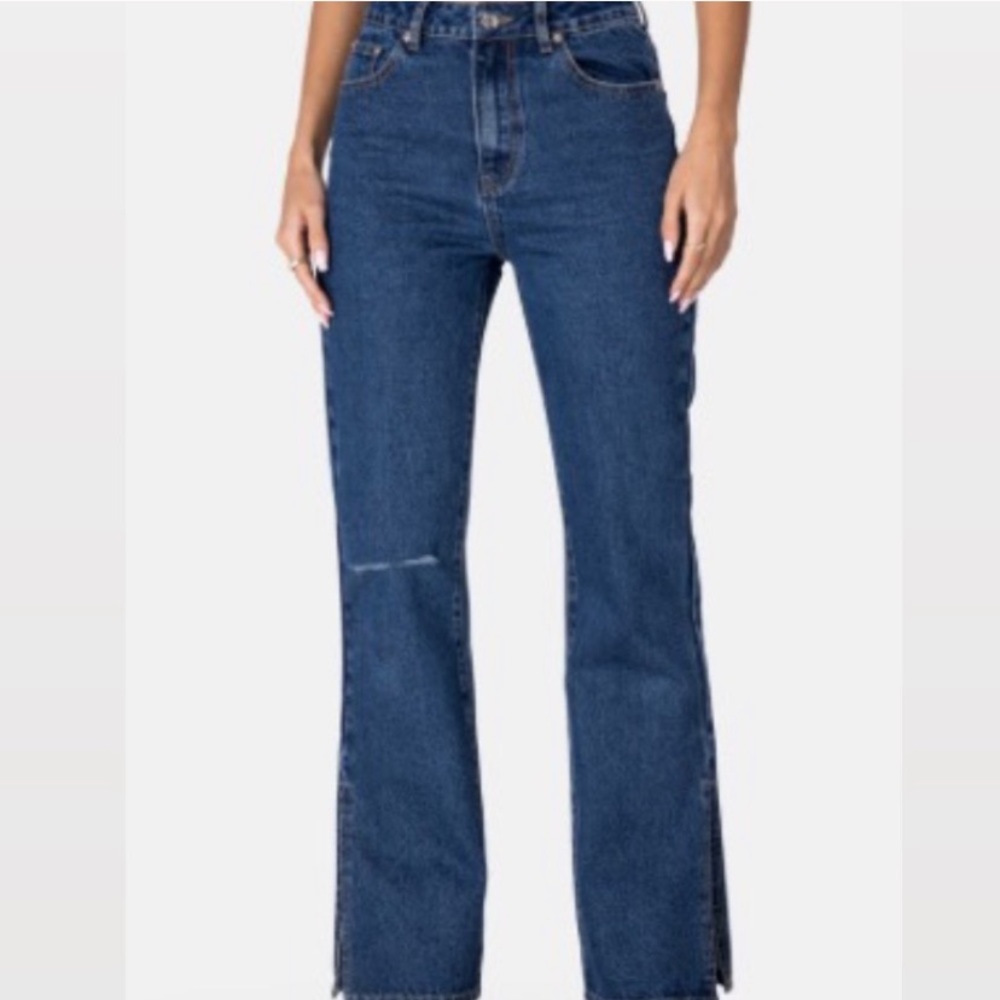 Adika bootcut with split side jeans